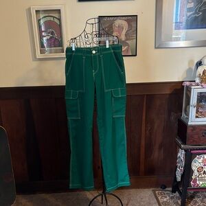 True Religion Men's Relaxed Jeans in Green